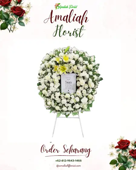 Krans Bunga Duka Mariso